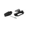 CAMEC CARAVAN WIND OUT WINDOW WOW THUMB LOCK BLACK 010196 - WITH RIVET