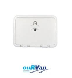 ACCESS HATCH 270X370 & LOCK-WHITE 205MM X 305MM - 016595
