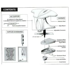 KING JACK ROOF MOUNT ANTENNA DTV WHITE 044397 -RV Accessories Store 044398 BlackKingJackAntenna 03 7b559a6d 64cb 41c0 8b9b 3f77b0c4f55b