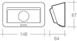 NARVA 86830 CARAVAN CAMPER SQUARE PORCH LIGHT W/SWITCH GENUINE JAYCO WINDSOR -RV Accessories Store 112119502036 3