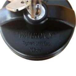 HUME/ALKO WATER TANK FILLER WITH SCREW ON LOCKING CAP BLACK CARAVAN CAMPER BLKWFLC -RV Accessories Store 112595036109 6