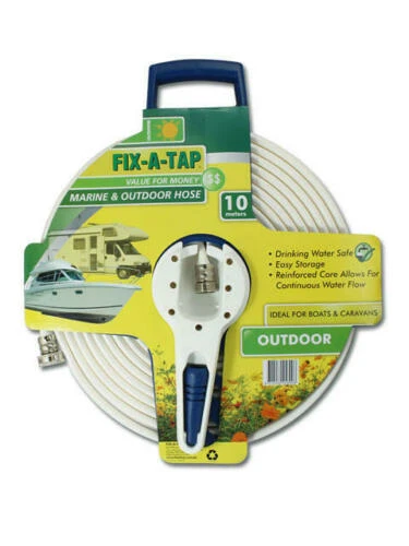 COAST TO COAST FLAT WATER HOSE WITH CARRIER AND FITTINGS 10M 30FT MARINE OUTDOOR 2 COAST TO COAST FLAT WATER HOSE WITH CARRIER AND FITTINGS 10M 30FT MARINE OUTDOOR - Image 2