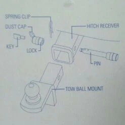ARK PL80B HITCH PIN LOCK TOW BAR LOCK TRAILER SECURITY 2 KEYS -RV Accessories Store 12 a4ef4470 c069 4f43 880b c94894c4af73