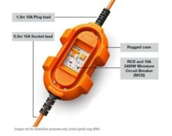 AMPFIBIAN MINI POWER ADAPTOR 15A TO 10A WITH RCD & OVERLOAD PROTECTION 4101 -RV Accessories Store 12 a5a81c40 2520 4984 8c84 ba4dff7c7fd0