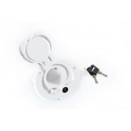 CAMEC CARAVAN WATER TANK WATER FILLER LOCKING FLAP WHITE 25MM HOSE 039945 3 CAMEC CARAVAN WATER TANK WATER FILLER LOCKING FLAP WHITE 25MM HOSE 039945 - Image 3