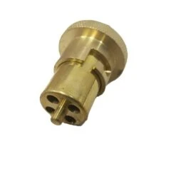 CARAVAN BRASS GAS BAYONET MALE FITTING FOR FLOOR SOCKET 1/4" BSP 033800 52-BA04