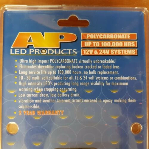 AP10404 LED COMBINATION STOP TAIL TURN TRAILER CARAVAN TRUCK LIGHT 10-30V 2 AP10404 LED COMBINATION STOP TAIL TURN TRAILER CARAVAN TRUCK LIGHT 10-30V - Image 2
