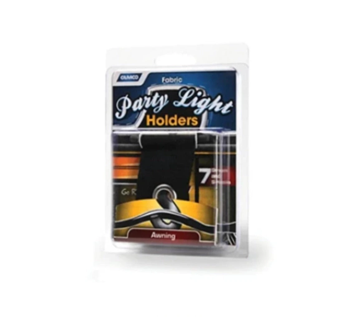 CAMCO FABRIC PARTY LIGHT HOLDERS - GREAT FOR CARAVAN AWNING TRACKS 42733 1 CAMCO FABRIC PARTY LIGHT HOLDERS - GREAT FOR CARAVAN AWNING TRACKS 42733