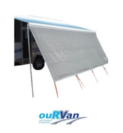 COAST ROLL OUT AWNING SUNSCREEN 12' SHADE WALL 3.4M 200-09020