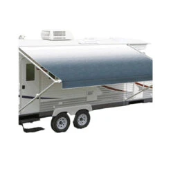 CAREFREE 11FT BLUE SHALE FADE ROLL OUT AWNING (NO ARMS). FF116C00HM