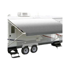 CAREFREE 19FT SILVER SHALE FADE ROLL OUT AWNING (NO ARMS). FF196D00 200-36790