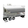 CAREFREE 17FT SILVER SHALE FADE ROLL OUT AWNING (NO ARMS). FF176D00 200-36770