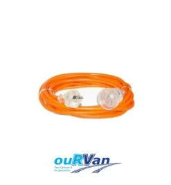 20M HEAVY DUTY CARAVAN EXTENSION LEAD CORD 240v 15amp ELECTRIC POWER CONNECTION