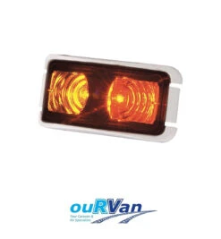 COAST LED SIDE MARKER LAMP RED/AMBER-WHITE BRACKET