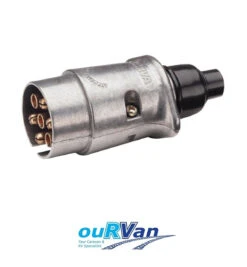 NARVA 82161BL 7 PIN METAL TRAILER PLUG (BLISTER PACK OF 1)