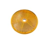 1 X 84011 EQUIVALENT 60mm DIAMETER AMBER SELF ADHESIVE REFLECTOR