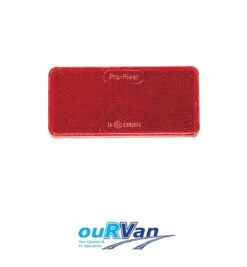 NARVA 94MM X 44MM RED SELF ADHESIVE REFLECTOR 84052BL