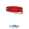 NARVA 9-33V RED LED REAR END OUTLINE MARKER LIGHTWITH IN-BUILT RETRO REFLECTOR 91708