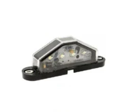 AP AP11845 LED LICENCE PLATE LAMP LIGHT BLACK CARAVAN CAMPER TRAILER MOTORHOME
