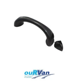 BLACK PLASTIC GRAB HANDLE. XJ9HANDLE08
