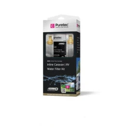 PURETEC IN LINE SILVERPLUS WATER FILTER PLUS 1M CONNECTION HOSE KIT CR20 -RV Accessories Store CR20 PuretecWaterFilter