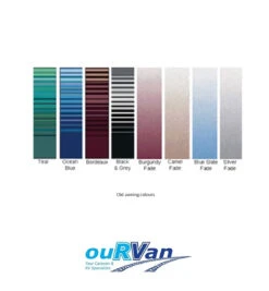 CAREFREE 13FT SILVER SHALE FADE ROLL OUT AWNING (NO ARMS). FF136D00HM 200-36730 -RV Accessories Store Carefreeawningcolourchart OldColours 1172c43f 78c9 499b 8d74 7ef0e18f2b18