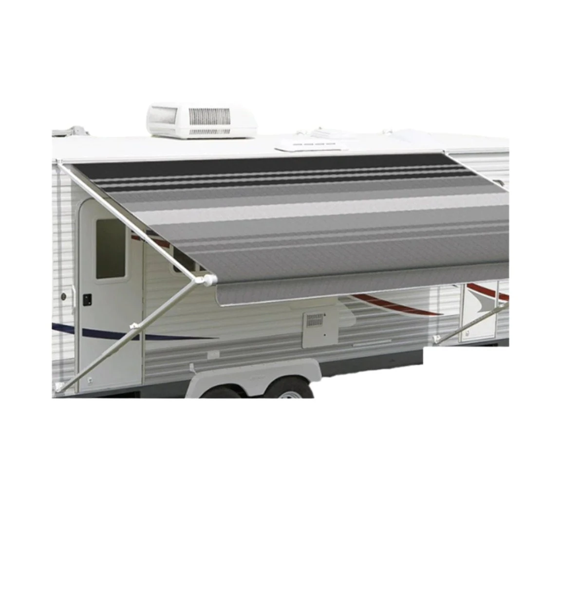 CAREFREE 11FT BURGUNDY SHADE FADE ROLL OUT AWNING (NO ARMS). FF116A00HM 2 CAREFREE 11FT BURGUNDY SHADE FADE ROLL OUT AWNING (NO ARMS). FF116A00HM - Image 2