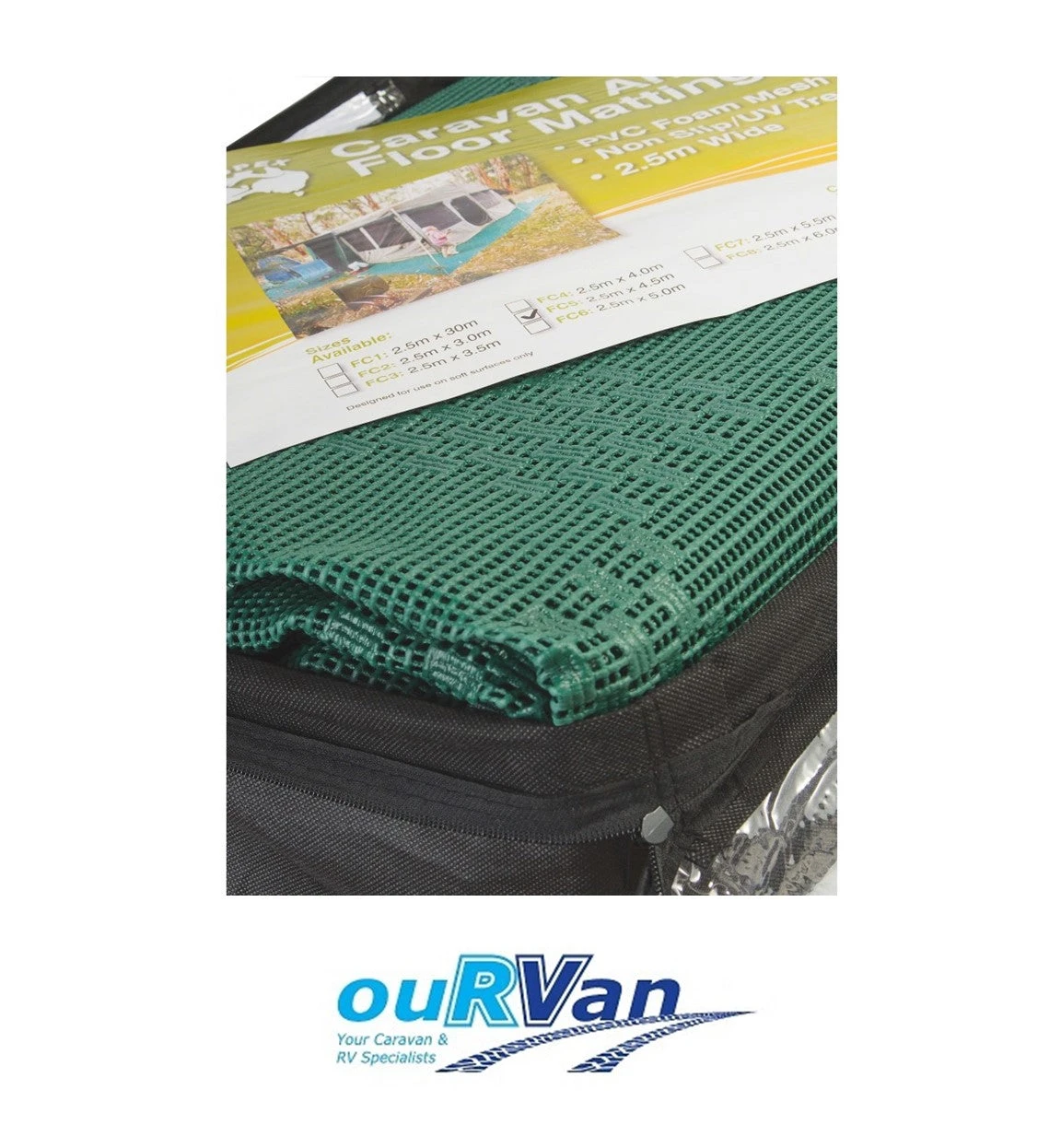 2.5M X 3.5M FOAM ANNEXE MATTING FC3GN 1 2.5M X 3.5M FOAM ANNEXE MATTING FC3GN