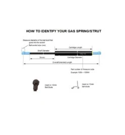 GAS STRUT FOR CARAVAN OVERHEAD CUPBOARDS SILVER 40NM 165MM -RV Accessories Store HOWTOIDENTIFYYOURGASSPRING STRUT OURVANRV 6cb81dc8 ff60 4fff 96ed 785eb69dcb42