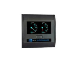 RV ELECTRONICS DOUBLE WATER TANK GAUGE LEVEL INDICATOR CARAVAN CAMPER LCD0196T