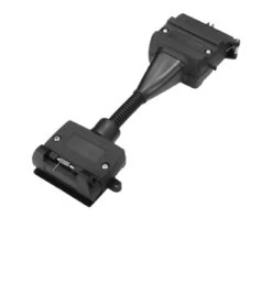 12 PIN PLUG MALE TO 7 PIN FLAT SOCKET FEMALE ADAPTOR RV00020