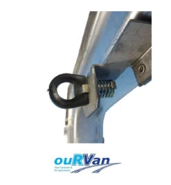 SUBURBAN HOT WATER SYSTEM SERVICE DOOR CLIP CATCH & SPRING KIT 150060 RV00019 -RV Accessories Store SCB Suburbandoorclipblack 02