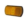 WHITEVISION SM8ALEDW SERIES 9-33V AMBER LED SIDE CLEARANCE LAMP (WHITE BACKING)