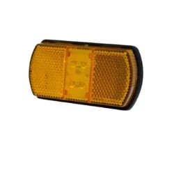 WHITEVISION SM8ALEDW SERIES 9-33V AMBER LED SIDE CLEARANCE LAMP (WHITE BACKING)