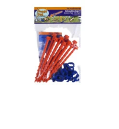 STANDARD PLASTIC SCREW IN PEGGY PEG 12 PACK SUPP02