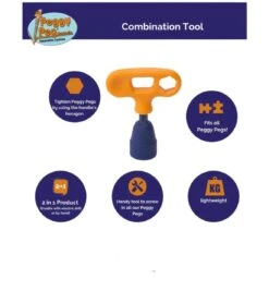 DRILL DRIVER PEGGY PEG SUPP06 7 DRILL DRIVER PEGGY PEG SUPP06 -RV Accessories Store SUPP06 PeggyPegblueHandtool 04