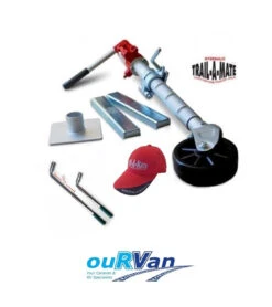 TRAIL A MATE JOCKEY WHEEL JACK - MK1 1000KG RED 000417