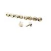 DRAFT SKIRT PRESS STUD - PACK 10 - SCREW AND BASE CARAVAN CAMPER RV TSAFS