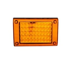LED JUMBO SINGLE AMBER 10 30V MULTI VOLT 120 LED 400 X 129MM